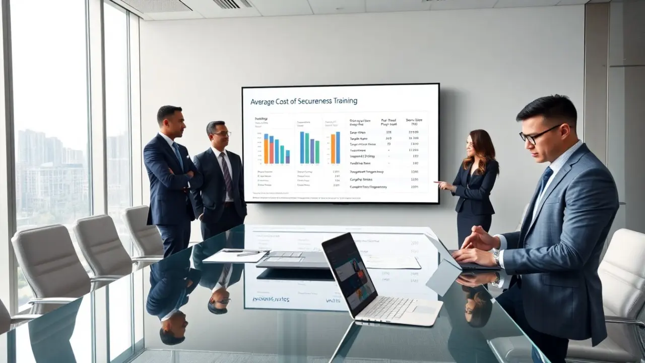 average cost of security awareness training